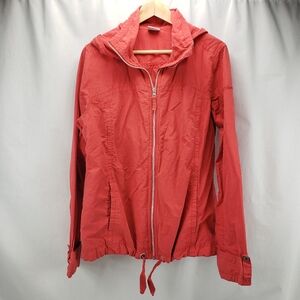 Columbia Women's Light Weight Zip Up Jacket with Hood Size XL